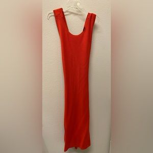 Theory red dress